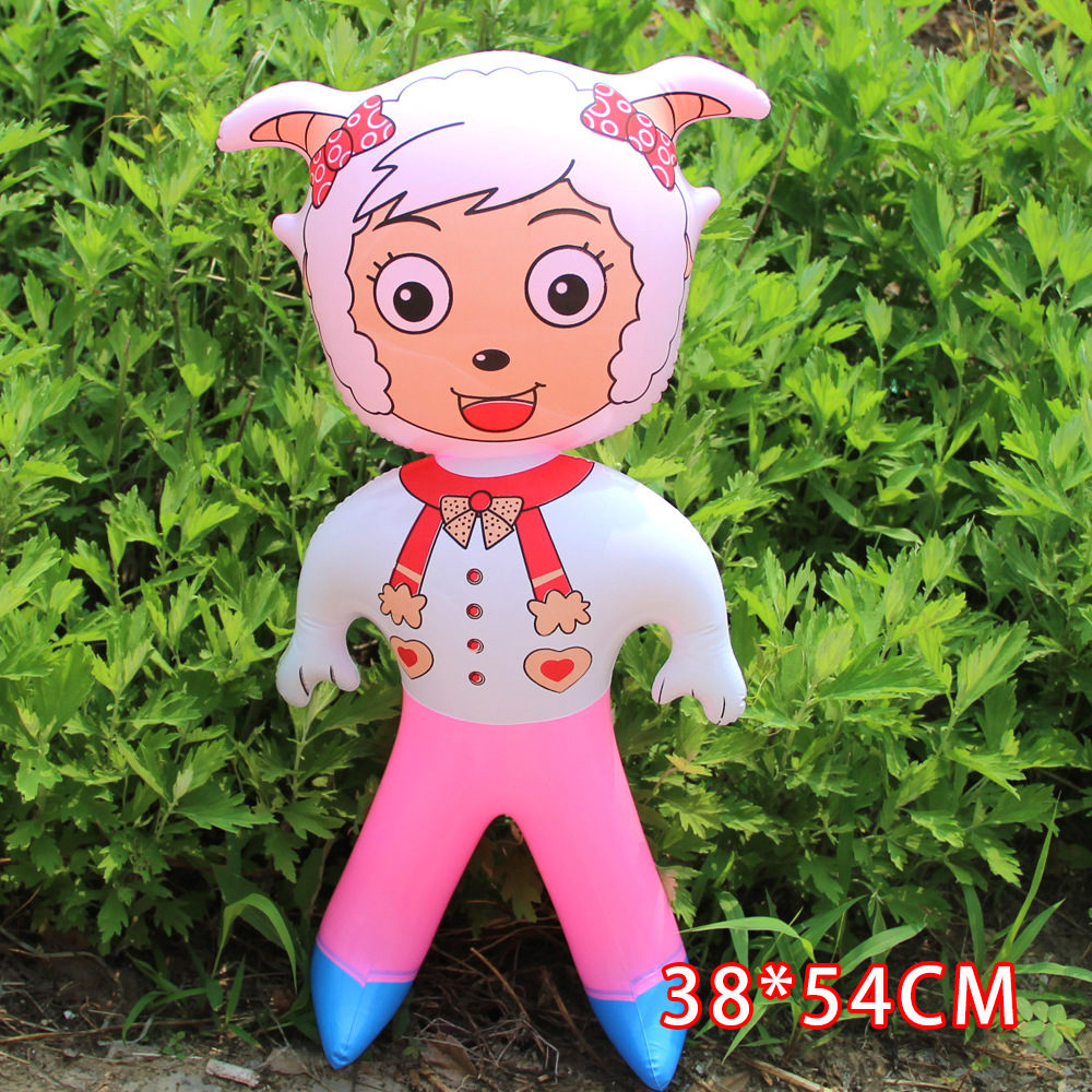 Children's Small toys Inflatable Cartoon animal Toys wholesale THICKened PVC material gift baby toys