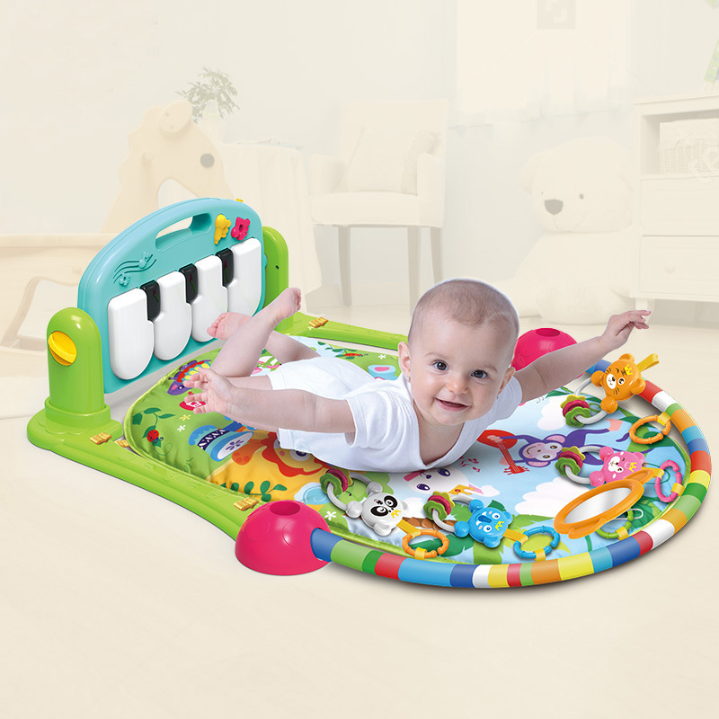 Cross - border the original neonatal pedal piano fitness multi - function early childhood music baby toys baby crawl pad