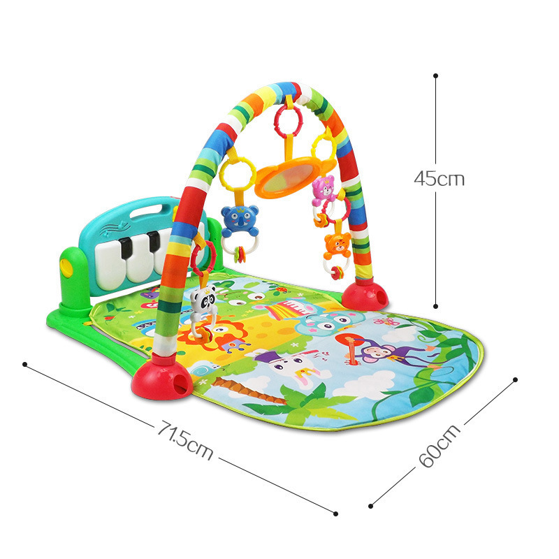 Cross - border the original neonatal pedal piano fitness multi - function early childhood music baby toys baby crawl pad