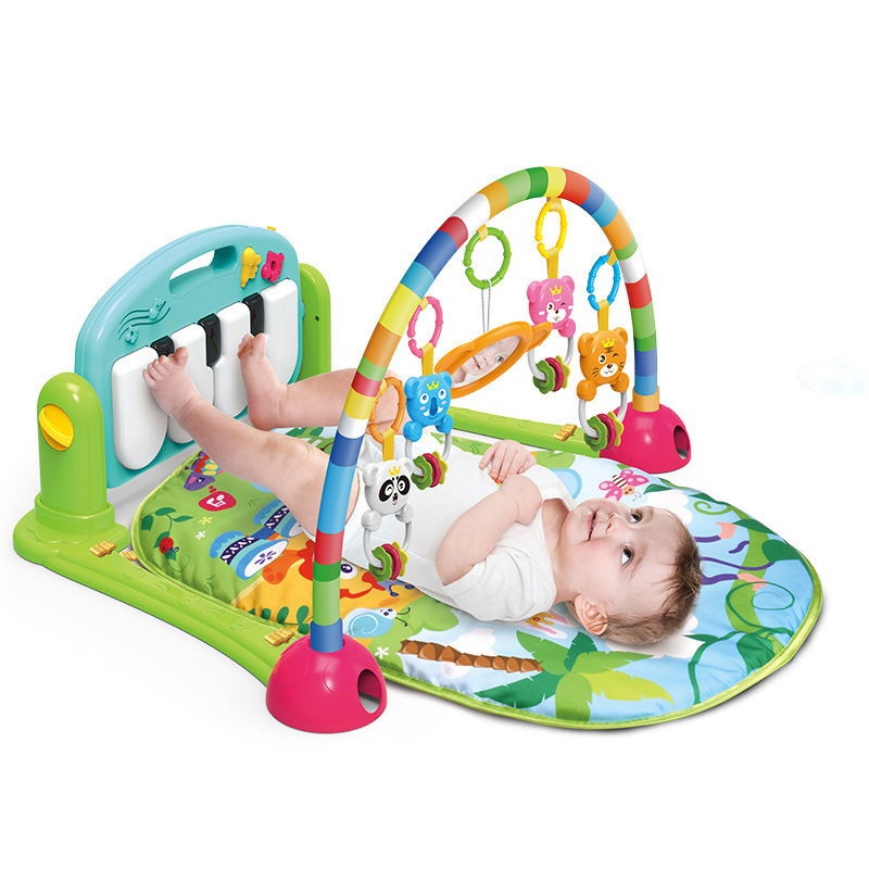 Cross - border the original neonatal pedal piano fitness multi - function early childhood music baby toys baby crawl pad