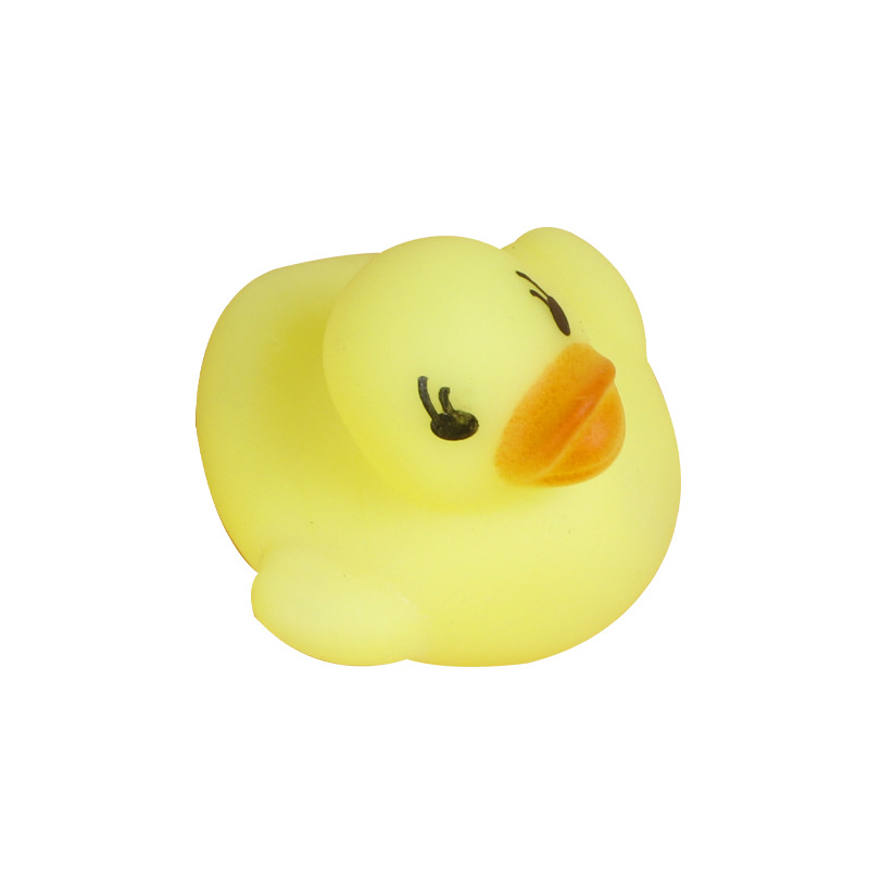* Water Playing Small Yellow Duck Mini Bath Toys Baby Toys Little Duck Vinyl Children&#039;s Educational Toys Wholesale