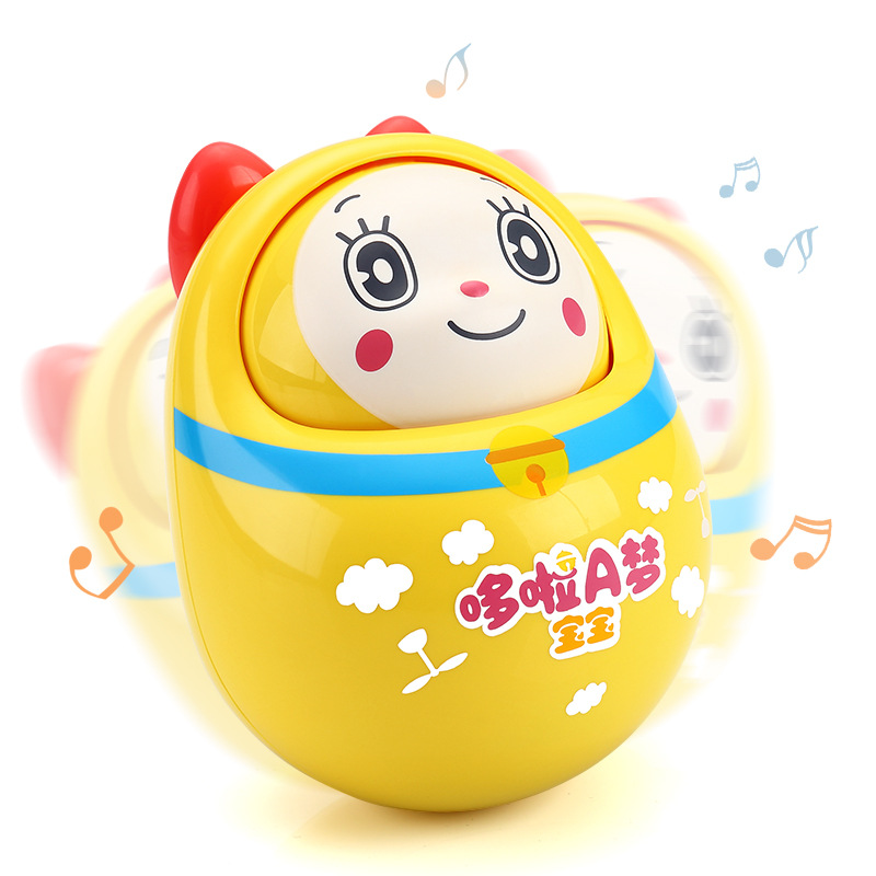 Doraemon Baby Toys Tumbler Bobbleheads 3-6-9-12 Months Baby Early Education Puzzle 0-1 Years Old