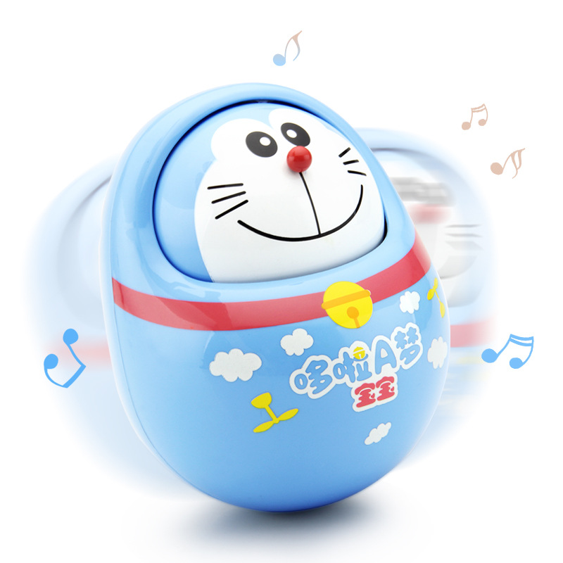 Doraemon Baby Toys Tumbler Bobbleheads 3-6-9-12 Months Baby Early Education Puzzle 0-1 Years Old