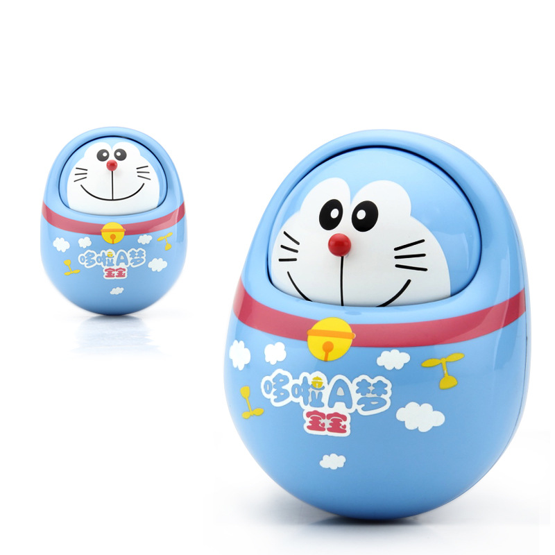 Doraemon Baby Toys Tumbler Bobbleheads 3-6-9-12 Months Baby Early Education Puzzle 0-1 Years Old