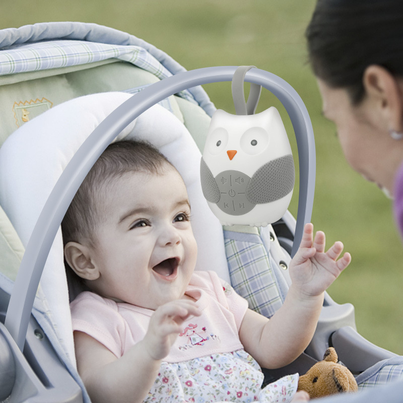 Cross-Border Stroller Pendant Owl Soothing Music Box Baby Toys 0-1 Years Old Music Machine