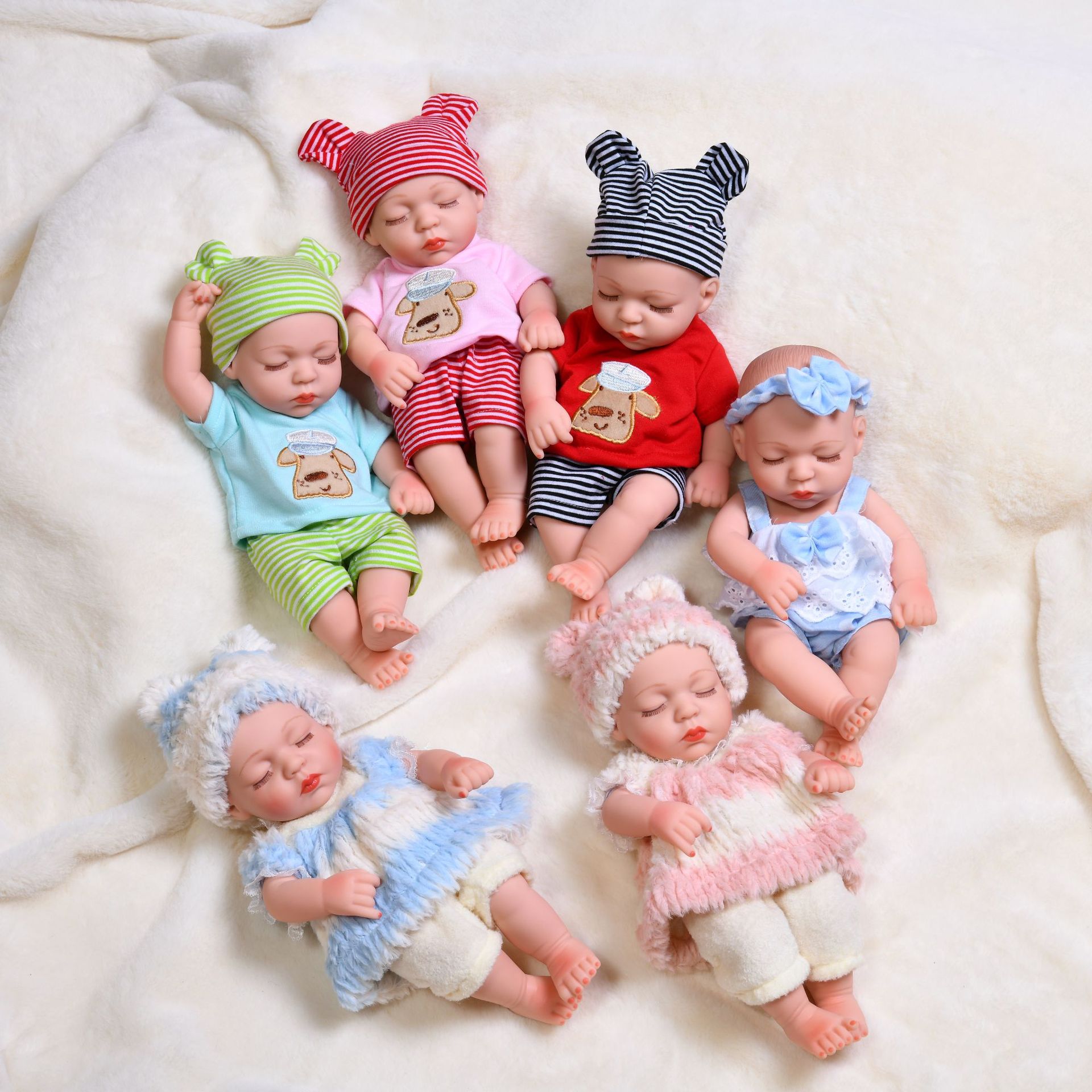 12inch Reborn Doll Simulated Doll Eco-friendly Vinyl Reborn Doll Wish Hot Sale Baby Toys