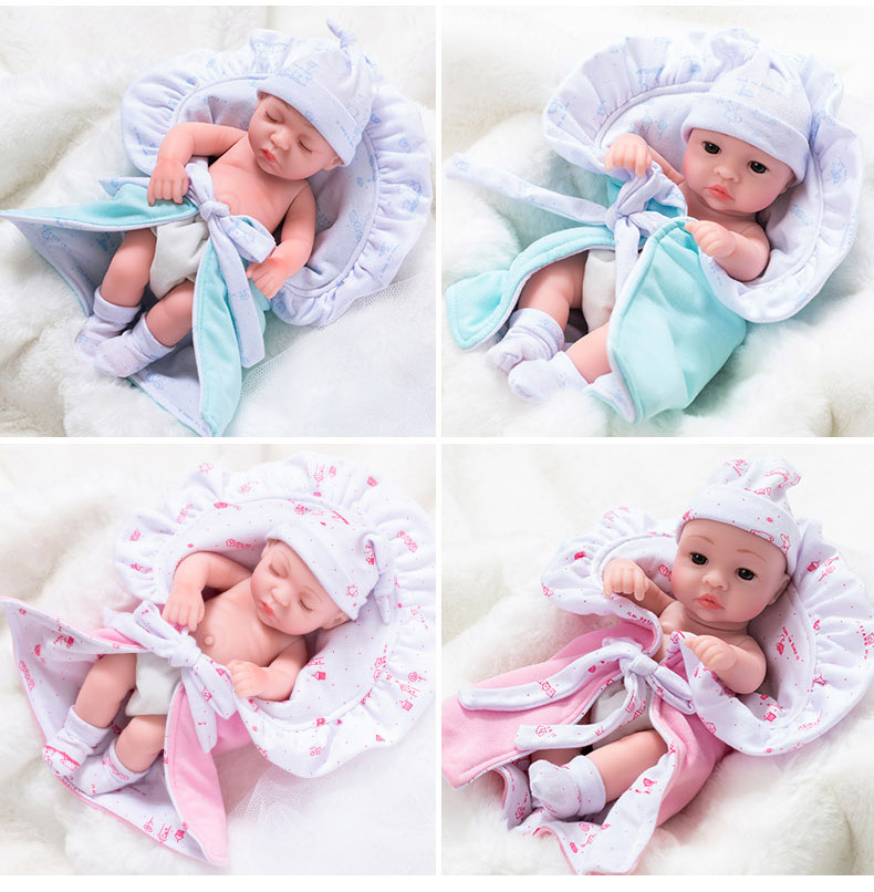 12inch Reborn Doll Simulated Doll Eco-friendly Vinyl Reborn Doll Wish Hot Sale Baby Toys