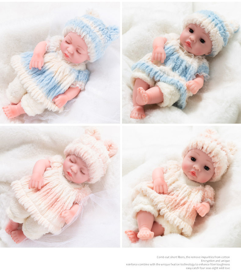 12inch Reborn Doll Simulated Doll Eco-friendly Vinyl Reborn Doll Wish Hot Sale Baby Toys