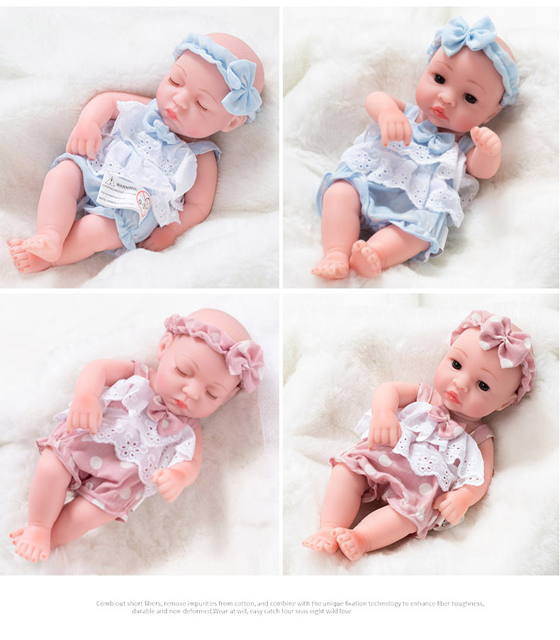 12inch Reborn Doll Simulated Doll Eco-friendly Vinyl Reborn Doll Wish Hot Sale Baby Toys