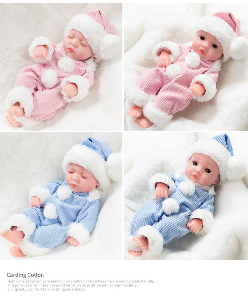 12inch Reborn Doll Simulated Doll Eco-friendly Vinyl Reborn Doll Wish Hot Sale Baby Toys