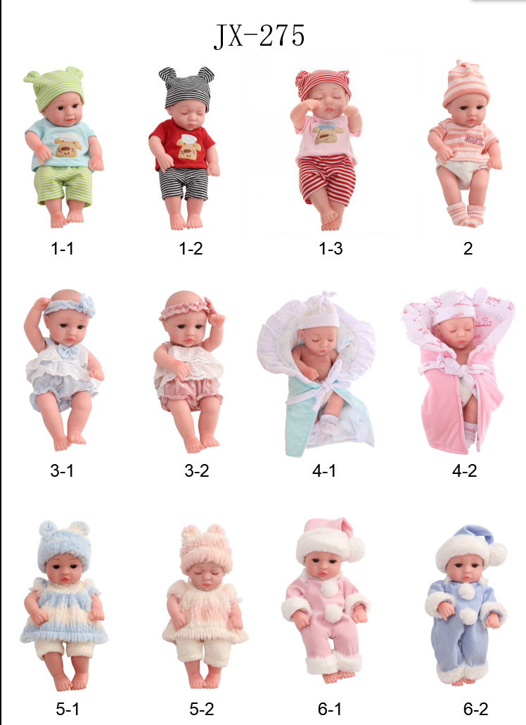 12inch Reborn Doll Simulated Doll Eco-friendly Vinyl Reborn Doll Wish Hot Sale Baby Toys