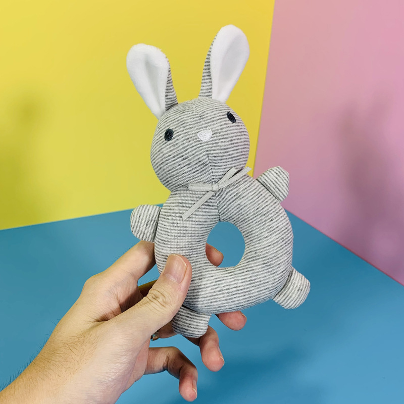 Mamibeby Baby Toys 0-1 Years Old Baby Plush Toy Cute Rabbit Stick for Practicing Grip Baby Stick Ringing Paper. 02