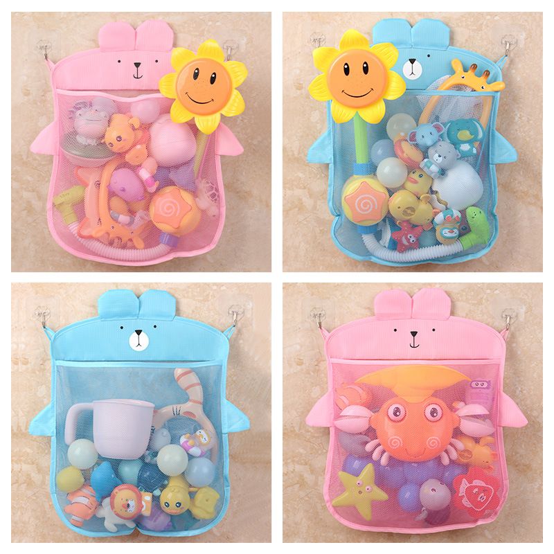 Baby Bath Toys Buggy Bag Baby Toys 1-3 Years Old Maternal and Child Supplies Toy Cartoon Shape Storage Bag
