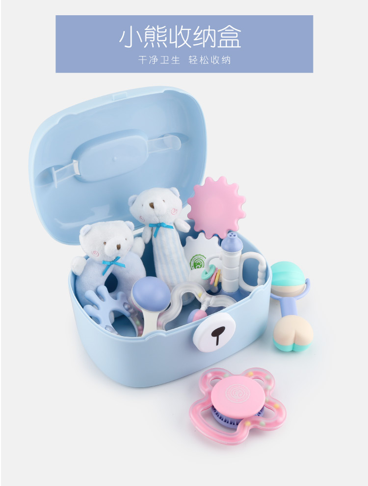 South Chesapeake GoryeoBaby baby hand bell, bell box set teeth plastic OEM newborn baby toys