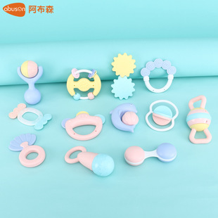 Child Baby Toys Handbell Music Rattle Drum Soft Teether Baby Mother and Baby Rhythm Stick Tumbler Toys Child Baby Toys Handbell Music Rattle Drum Soft Teether Baby Mother and Baby Rhythm Stick Tumbler Toys