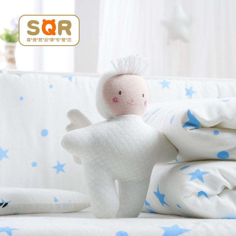 One Piece Dropshipping Baby Sleeping Toys Newborn Fabric Rotating Electric with Bracket Baby toys