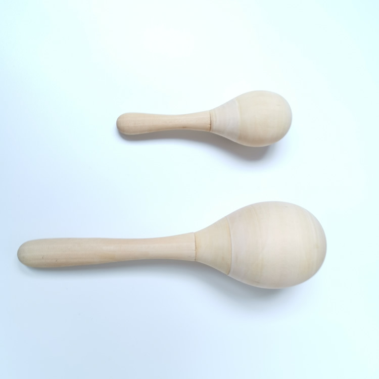 Sand Hammer  Childhood Education Wooden Maracas Grasping Audio-Visual Training Baby Toys Source Manufacturer Orr