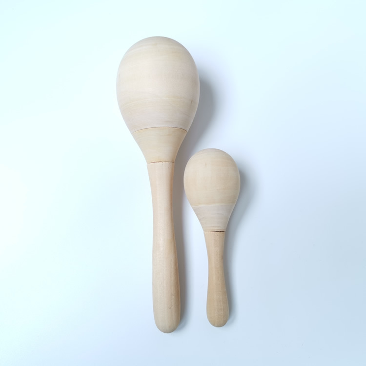 Sand Hammer  Childhood Education Wooden Maracas Grasping Audio-Visual Training Baby Toys Source Manufacturer Orr