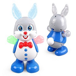Tiktok Hot Sale Dancing Little Cute Duck Music Light Dancing Red Duck Electric Swing Doll Stall