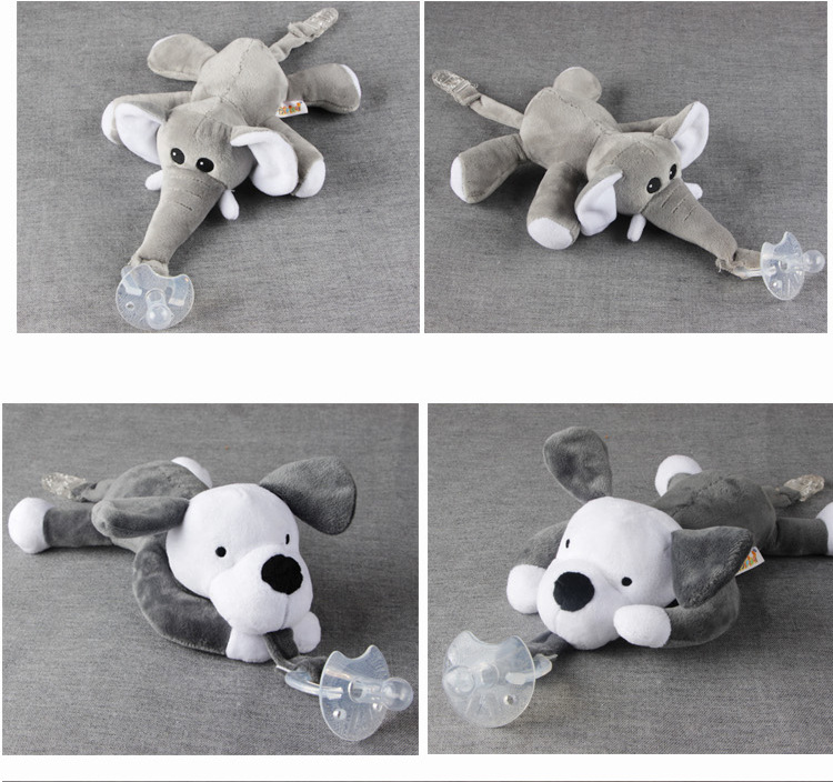 Baby Pacifier Hanging Detachable Woolen Stuffed Animal Unicorn Baby Toys Wholesale