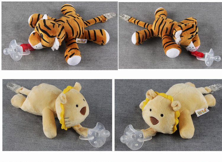 Baby Pacifier Hanging Detachable Woolen Stuffed Animal Unicorn Baby Toys Wholesale