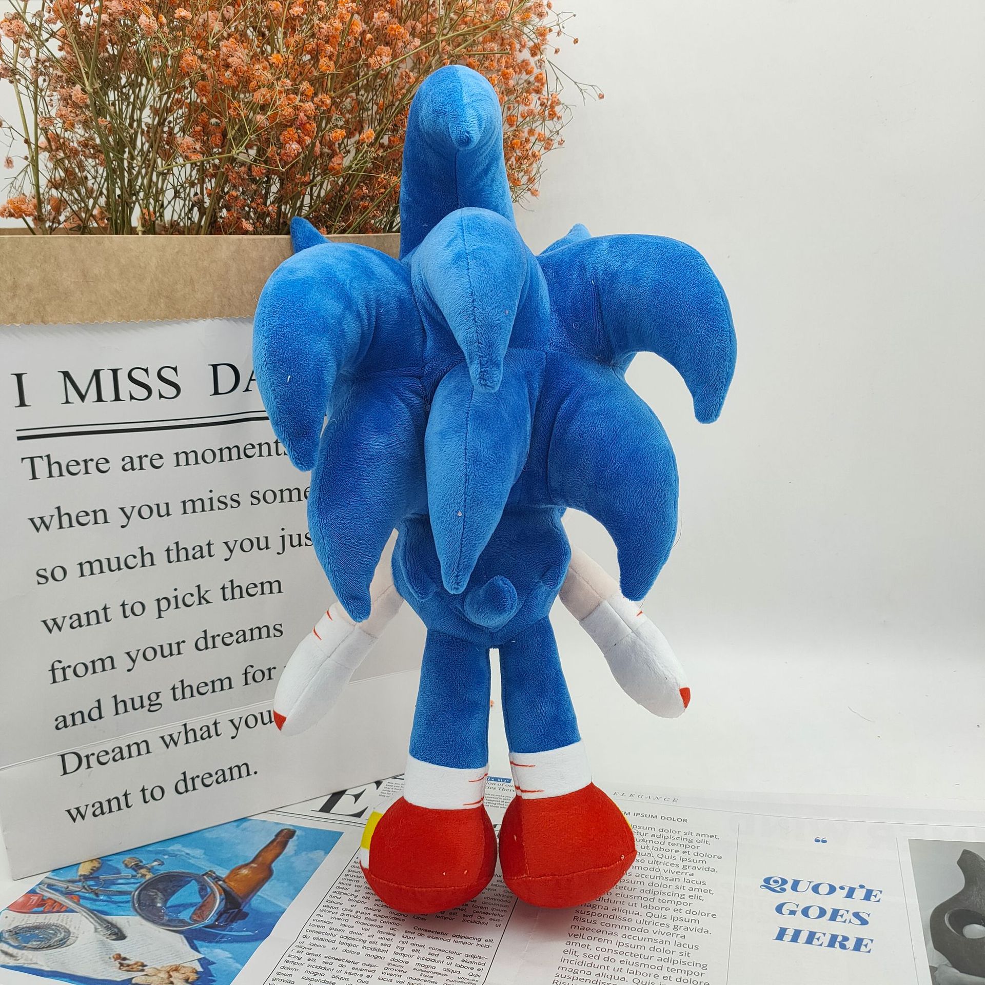Cross-Border New Sonic E X E Super Sonic Sonic the Hedgehog Sonic6 Plush Hedgehog Toy Doll Cross-Border New Sonic E X E Super Sonic Sonic the Hedgehog Sonic6 Plush Hedgehog Toy Doll
