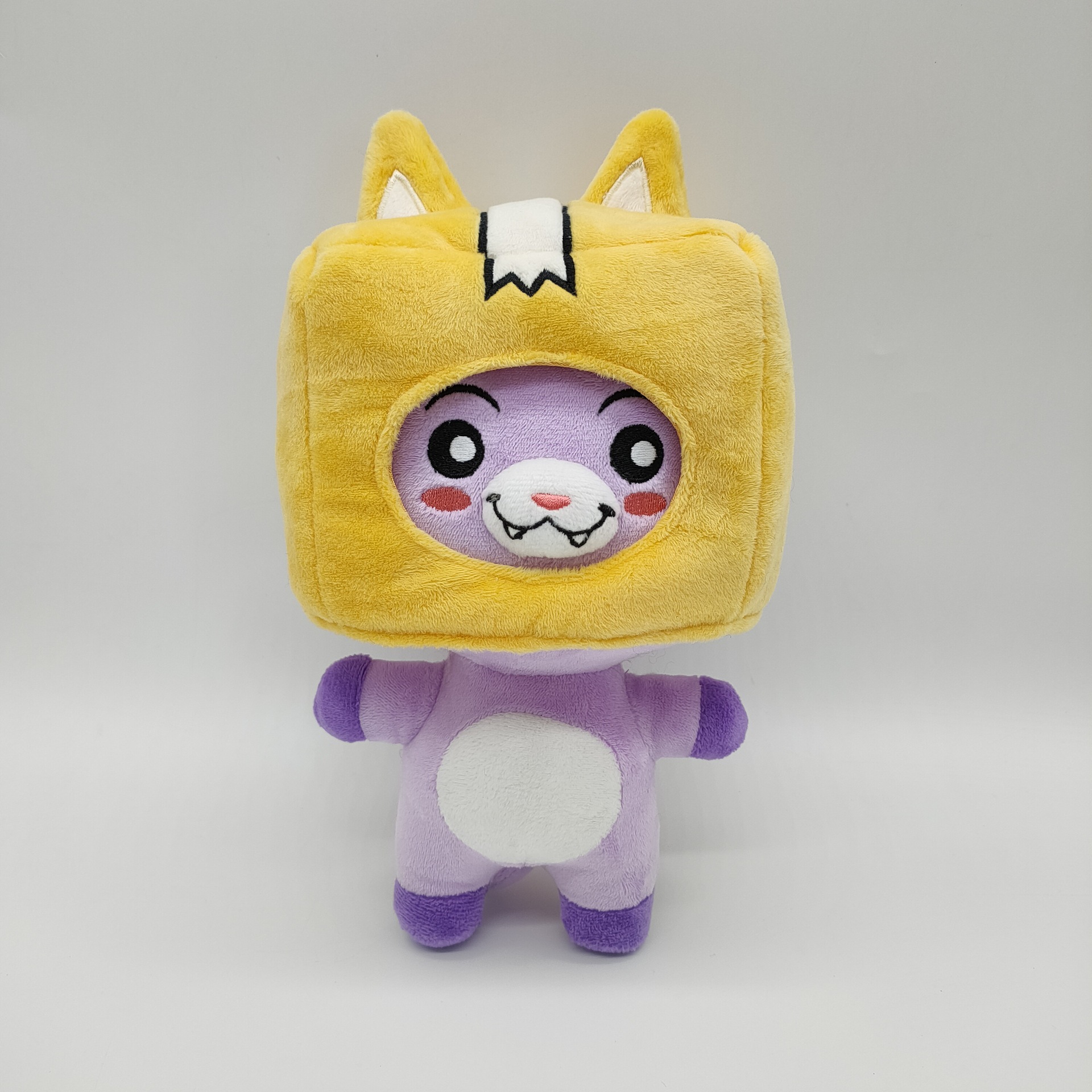 A Large Number of Spot Goods Lankybox Paper Box Villain Transformation Cat Pillow Doll Carton Head Cover Change Doll