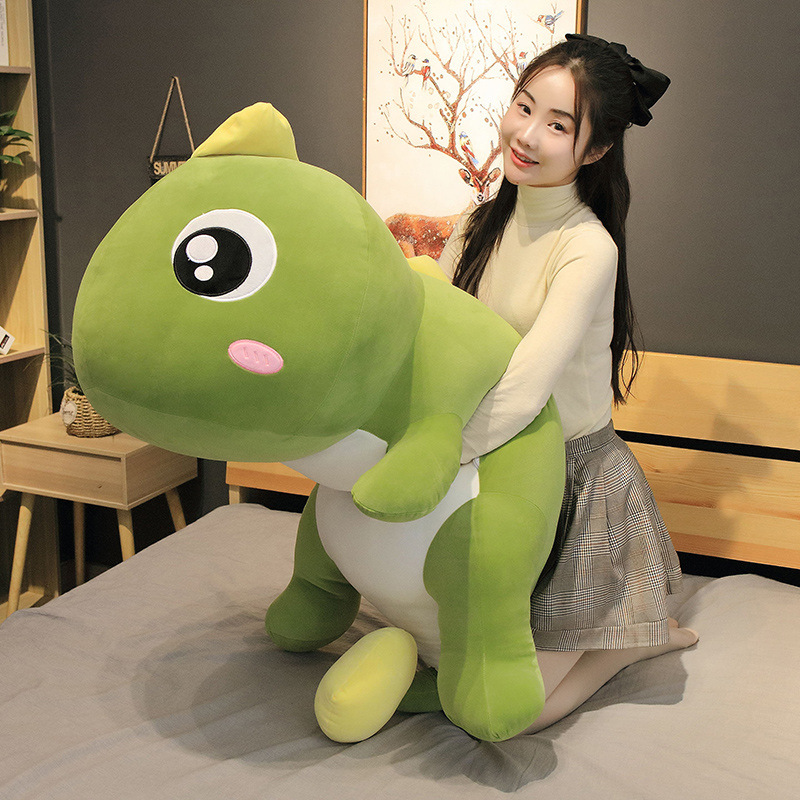Dinosaur Pillow Plush Toy Girls&#039; Large Size Sleeping Companion Doll Doll Ragdoll Stall Small Gift Factory Wholesale