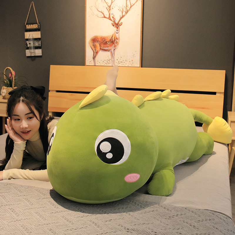 Dinosaur Pillow Plush Toy Girls&#039; Large Size Sleeping Companion Doll Doll Ragdoll Stall Small Gift Factory Wholesale