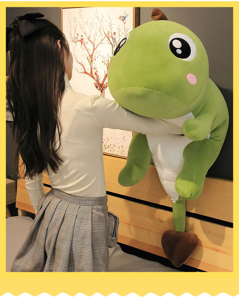 Dinosaur Pillow Plush Toy Girls' Large Size Sleeping Companion Doll Doll Ragdoll Stall Small Gift Factory Wholesale