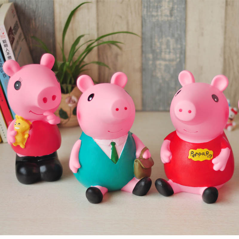 Drop-Resistant Plaster Doll White Body Wholesale Graffiti Doll Hand Painting DIY Educational Toys Pig Children&#039;s Toys