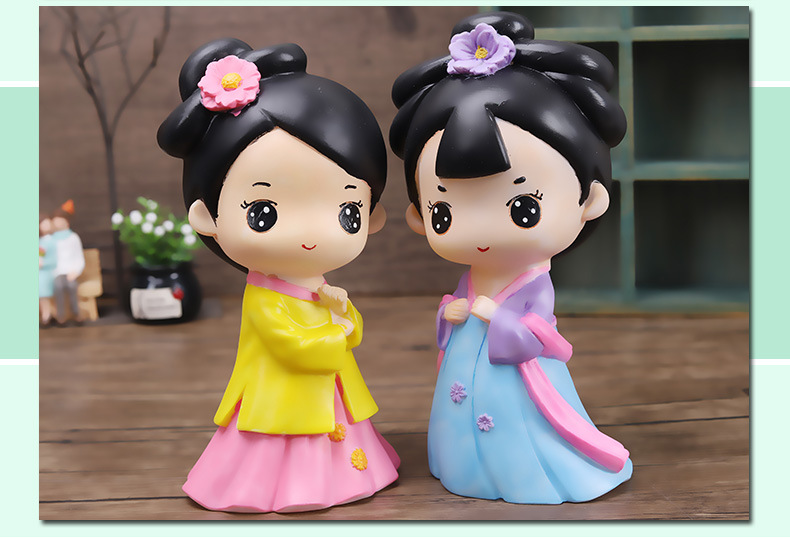 Original New Princess Drop-Resistant Plaster Painted Doll Vinyl Painted White Body Children Graffiti Handmade Toy