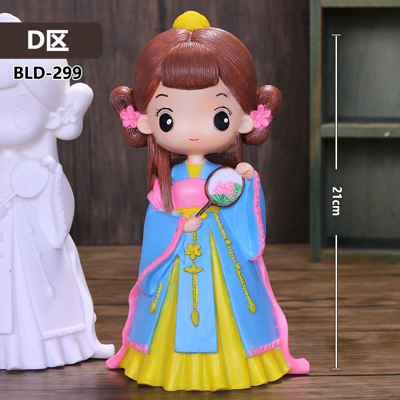 New Children Colorful Painting Toy Vinyl Coloring Toys Drop-Resistant Non-Plaster Doll Coin Bank Student Handmade Gift