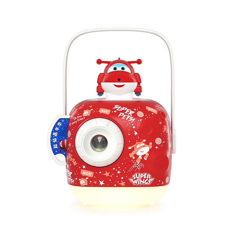 Children&#039;s Bedtime Education Pursuing a Dream Instrument Super Wings Doll Projection Sound Bedtime Reading Coax Sleep Story Machine