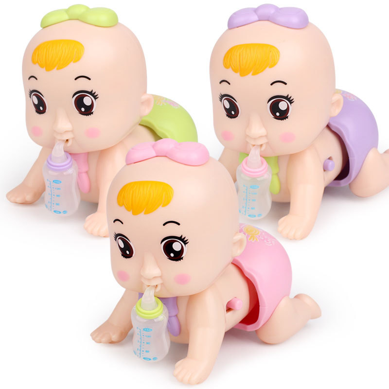 Electric Crawling Baby Music Educational Crawling Doll 0-1-2 Years Old Baby and Infant Learn to Crawl Toys 0-6-12 Months