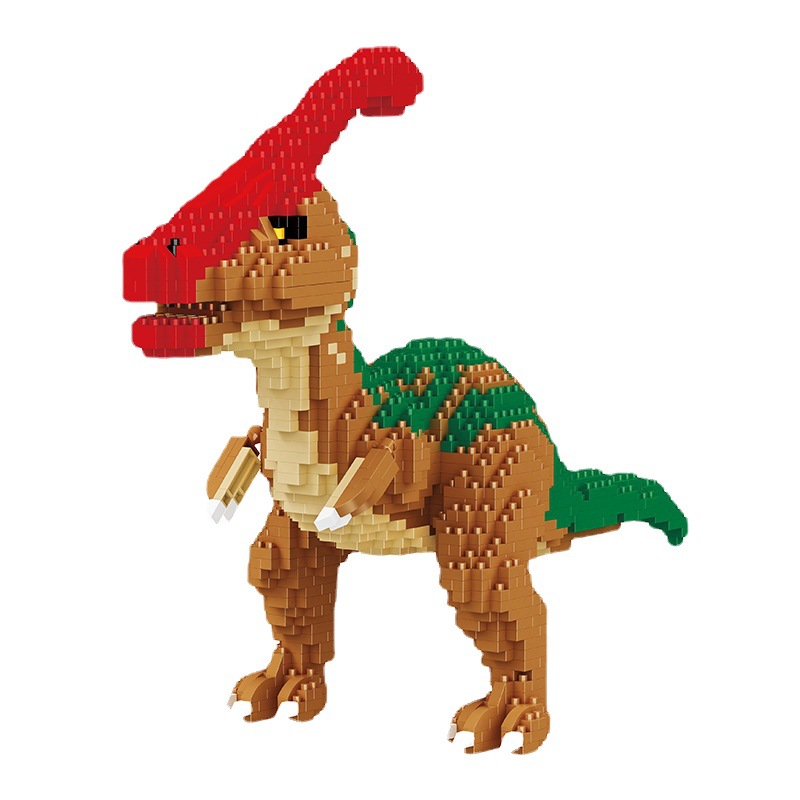 Beledi Dinosaur Particle Building Blocks Tyrannosaurus Tyrannosaurus Tyrannosaurus Raptor Jurassic Educational Assembling Puzzle Toys Doll Model