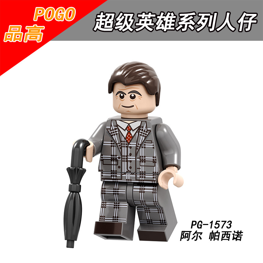 Pogo Blocks Pg8144 Super Heros Clown Sharon Carter Scarecrow Penguin Man Assembling Doll