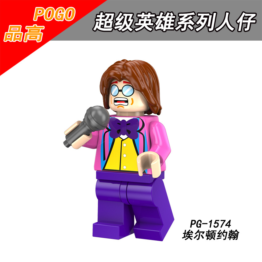 Pogo Blocks Pg8144 Super Heros Clown Sharon Carter Scarecrow Penguin Man Assembling Doll