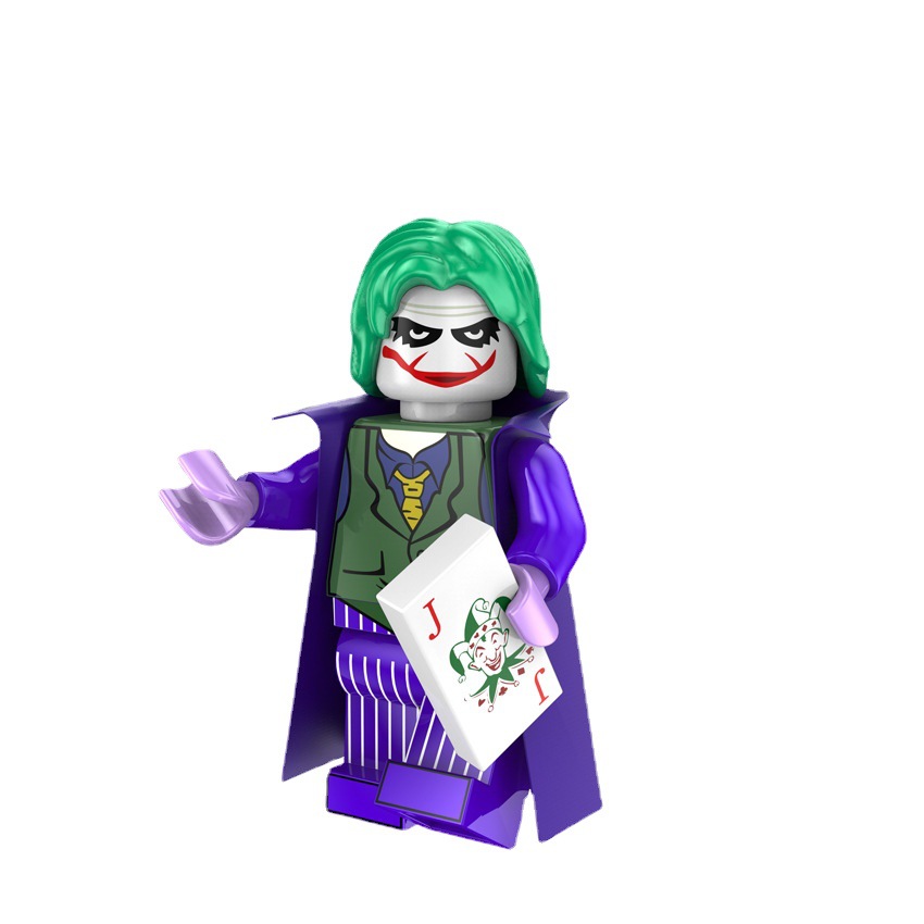 Pogo Blocks Pg8144 Super Heros Clown Sharon Carter Scarecrow Penguin Man Assembling Doll