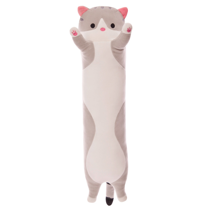 Strip Cat Pillow Plush Toy Doll Foreign Trade Doll Company Wholesale Custom Logo Birthday Gift