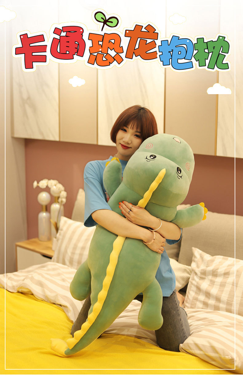 and Adorable Comfortable Dinosaur Pillow Plush Toys Whole Custom Logo Activity Baby Doll Children Sleep Companion Doll