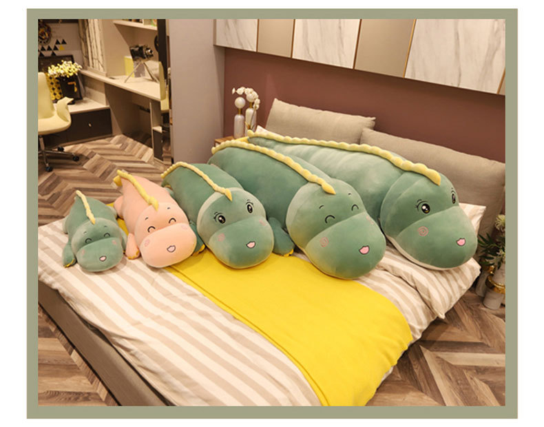 and Adorable Comfortable Dinosaur Pillow Plush Toys Whole Custom Logo Activity Baby Doll Children Sleep Companion Doll