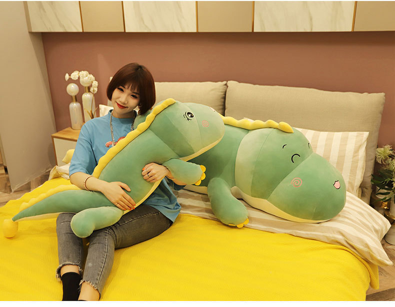 and Adorable Comfortable Dinosaur Pillow Plush Toys Whole Custom Logo Activity Baby Doll Children Sleep Companion Doll