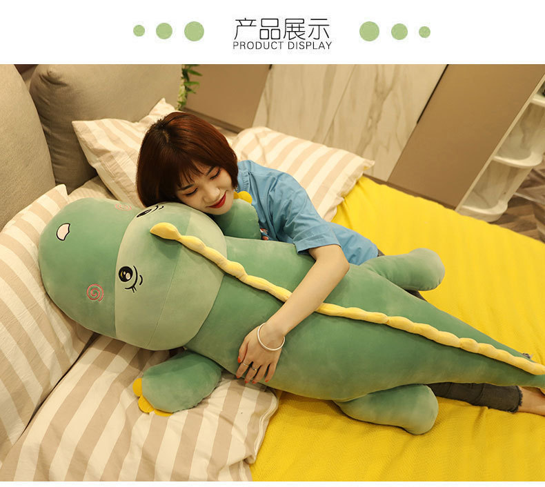 and Adorable Comfortable Dinosaur Pillow Plush Toys Whole Custom Logo Activity Baby Doll Children Sleep Companion Doll