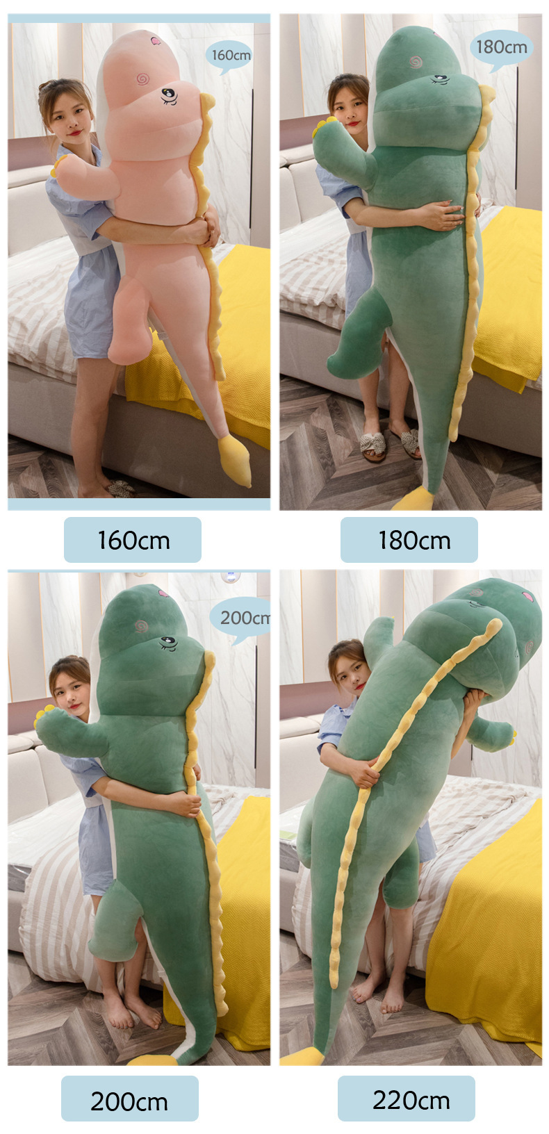 and Adorable Comfortable Dinosaur Pillow Plush Toys Whole Custom Logo Activity Baby Doll Children Sleep Companion Doll