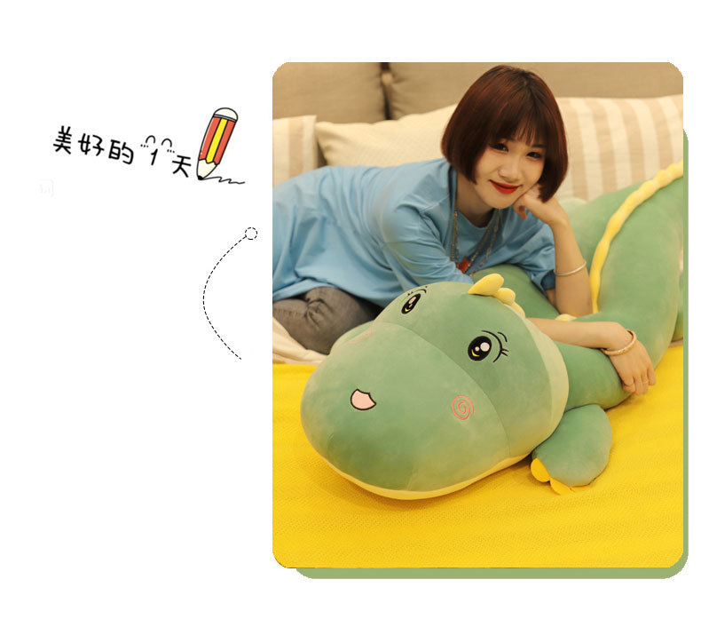 and Adorable Comfortable Dinosaur Pillow Plush Toys Whole Custom Logo Activity Baby Doll Children Sleep Companion Doll