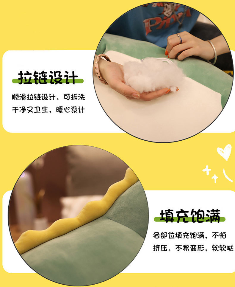 and Adorable Comfortable Dinosaur Pillow Plush Toys Whole Custom Logo Activity Baby Doll Children Sleep Companion Doll
