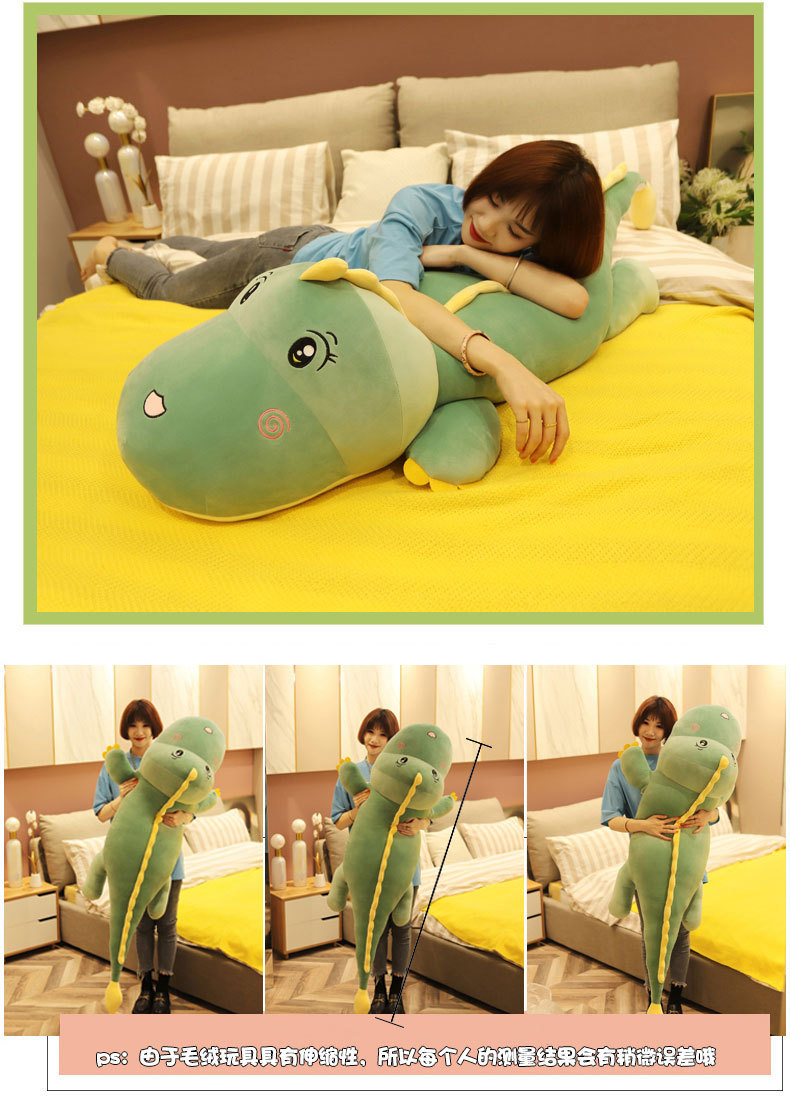 and Adorable Comfortable Dinosaur Pillow Plush Toys Whole Custom Logo Activity Baby Doll Children Sleep Companion Doll