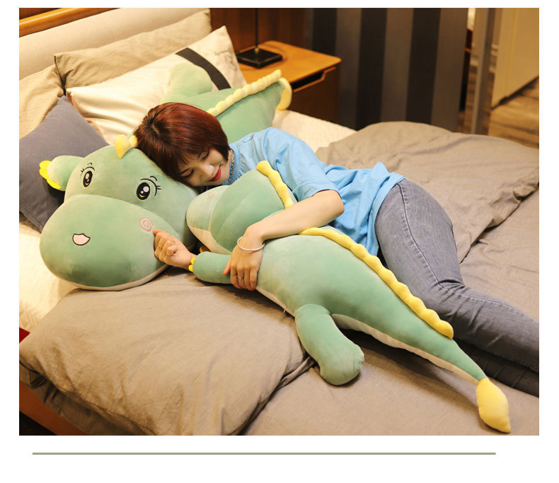 and Adorable Comfortable Dinosaur Pillow Plush Toys Whole Custom Logo Activity Baby Doll Children Sleep Companion Doll