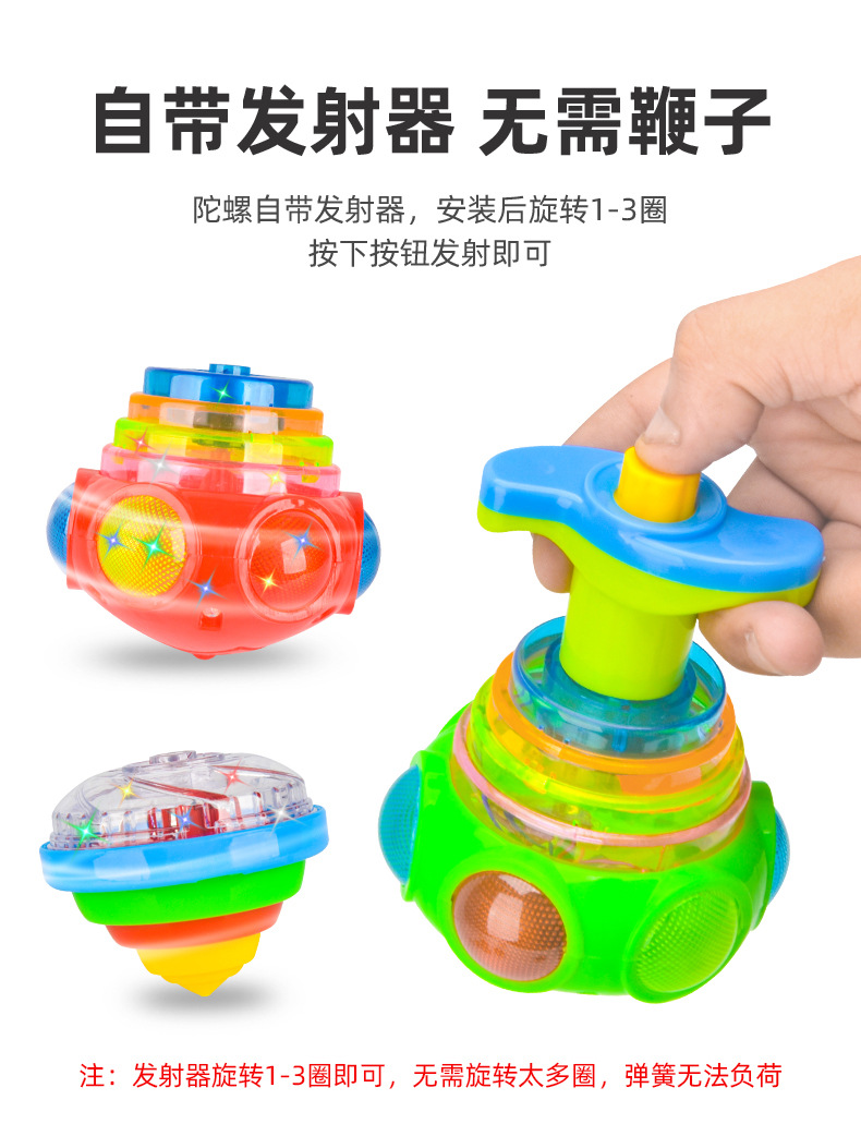 Internet Celebrity Children's Luminous Toys Light Music Gyro Rotating Toy Boys and Girls Stall Square Wholesale Cross-Border Internet Celebrity Children's Luminous Toys Light Music Gyro Rotating Toy Boys and Girls Stall Square Wholesale Cross-Border